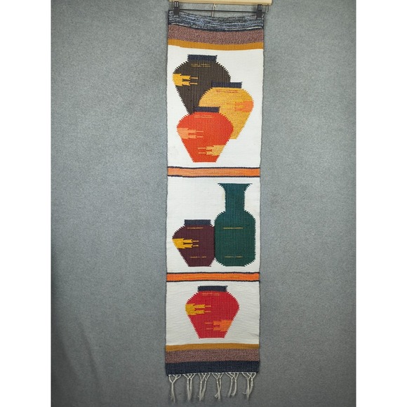 Other - Vintage Southwest Table Runner Textile Pottery Native American Mexican Handmade